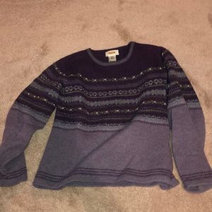 Purple Talbots sweater